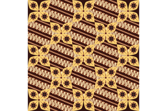 Download Beautiful Flower Motifs on Parang Batik - Beautiful Collection