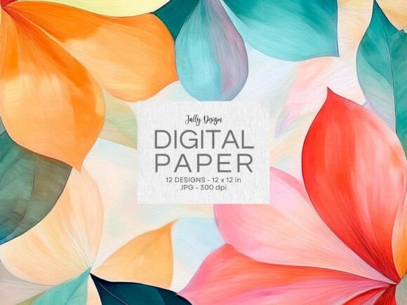 Download Abstract Watercolor Botanical Background - Botanical Collection