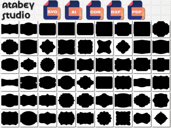 Download Banner Svg, Basic Shapes , Name Tags Cut - Premium Resources