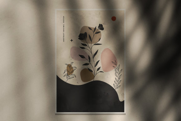Download Abstract Minimalist Botanical Background - Botanical Collection