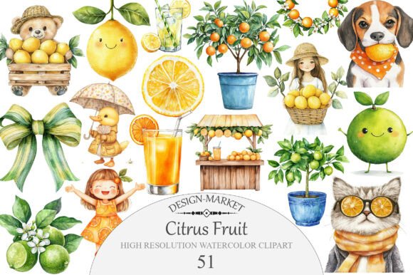 Download Citrus Fruit Clipart - Citrus Collection